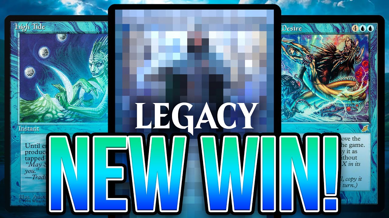 NEW WAY TO WIN! Legacy High Tide + Mind's Desire Combo — Mono-Blue Storm | MTG Magic The Gathering