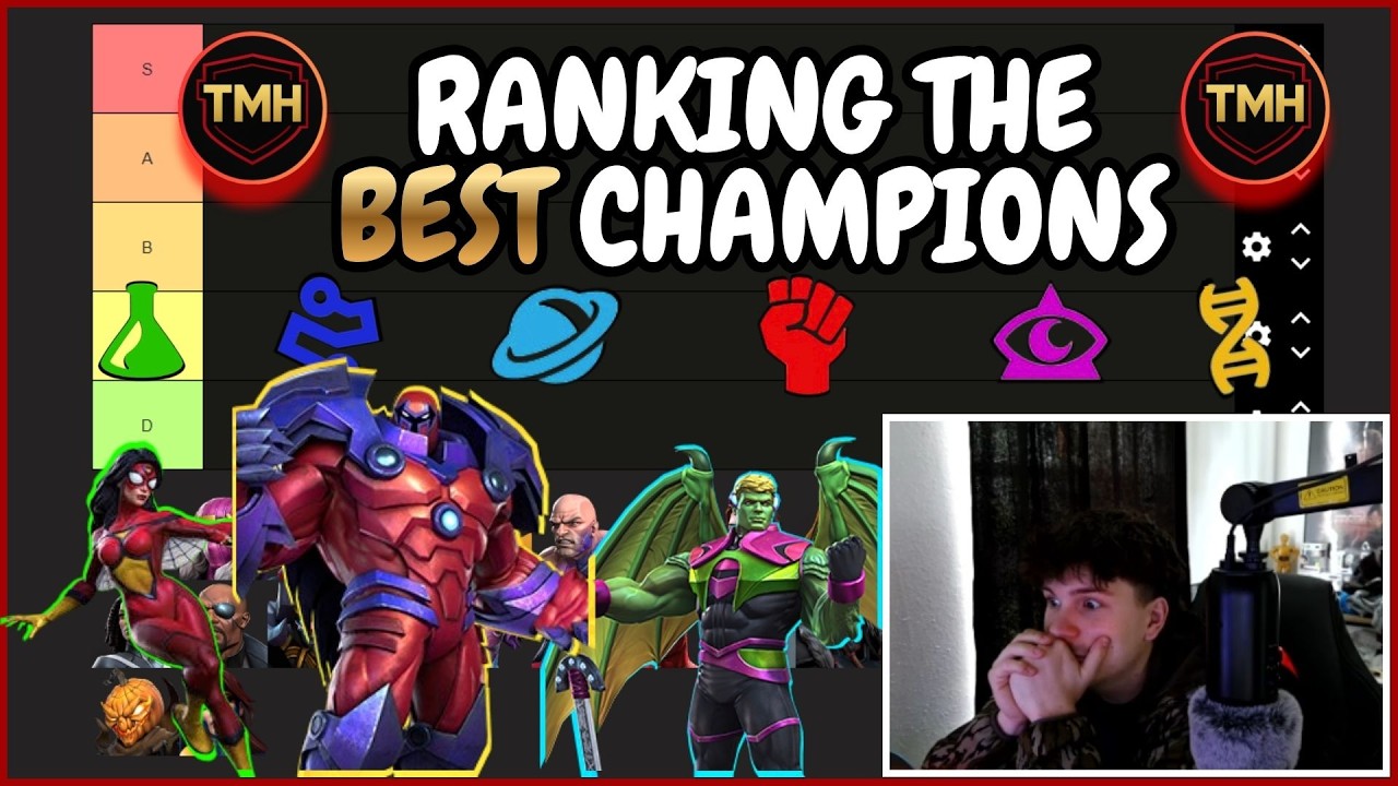 Ranking The BEST CHAMPIONS in Marvel Contest of Champions!!! | God+ TIER