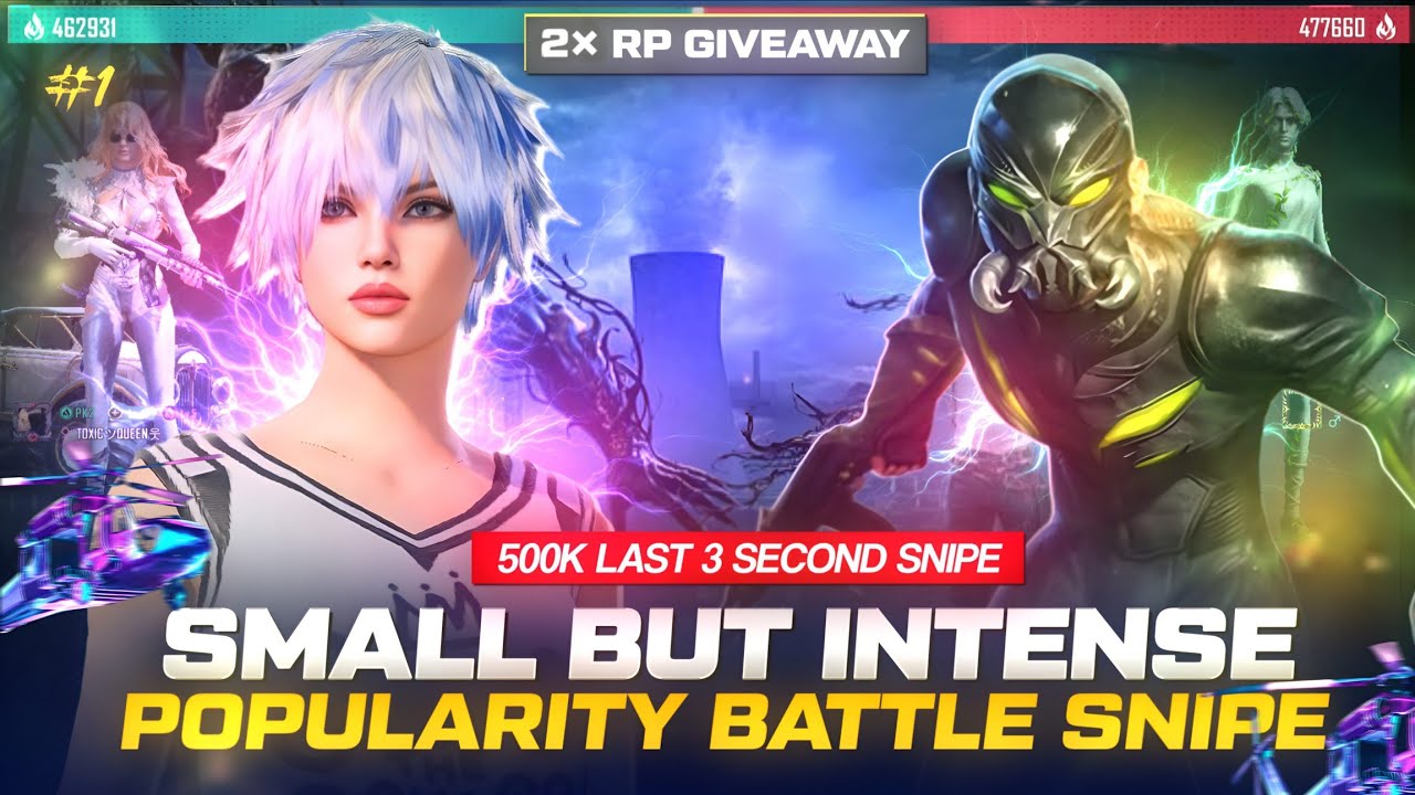 🌎500K POPULARITY SNIPE ON LAST 3 SECOND'S 😈 | SMALL BUT INTENSE POPULARITY BATTLE 🥵 | #theamitgaming