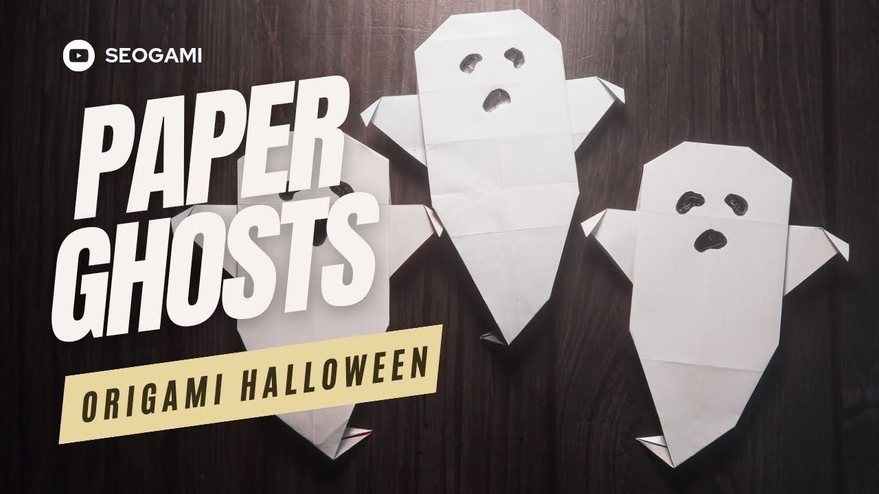 Creepy Cute Origami Ghosts: Perfect for Halloween Decor