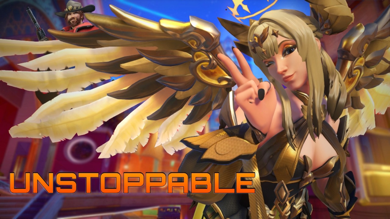 My Pocketed Cassidy Took Over the Game! | Mercy Gameplay - Overwatch