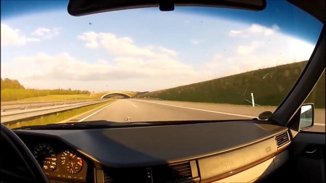 500E Autobahn Run