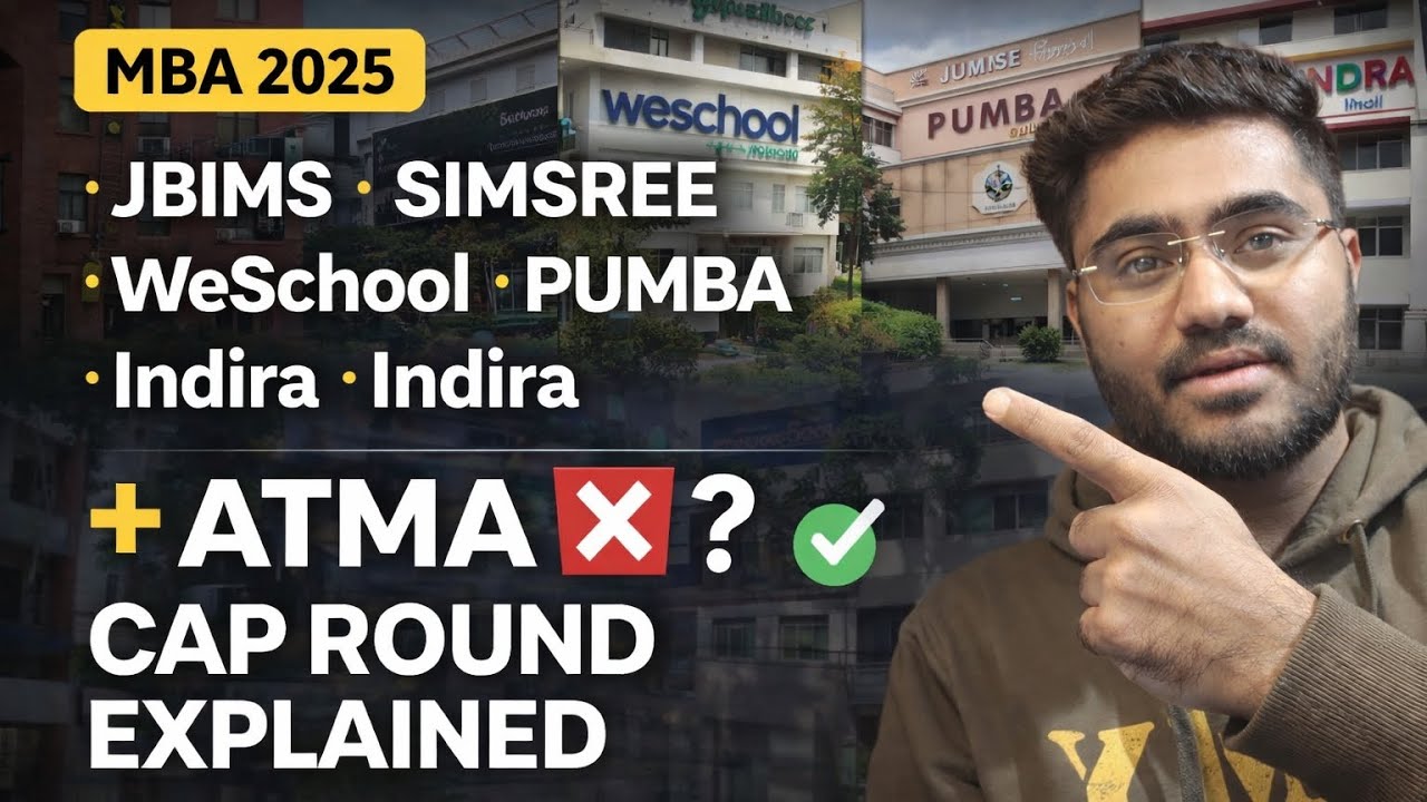 ATMA & MAT ❌ CAP ✅? | JBIMS, SIMSREE, WeSchool, PUMBA, Indira | MBA 2025 Truth