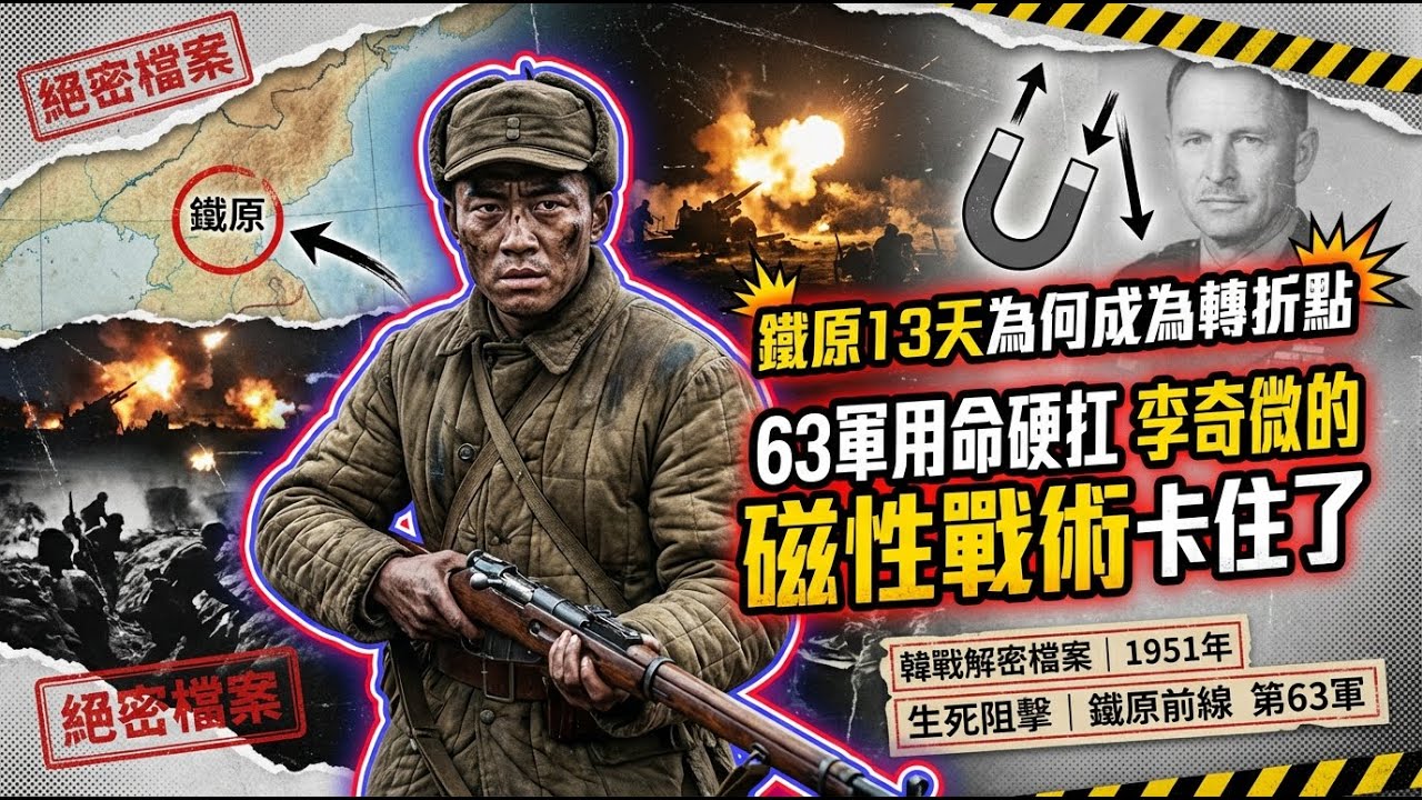 鐵原13天為何成為轉折點？63軍用命硬扛，李奇微的「磁性戰術」卡住了