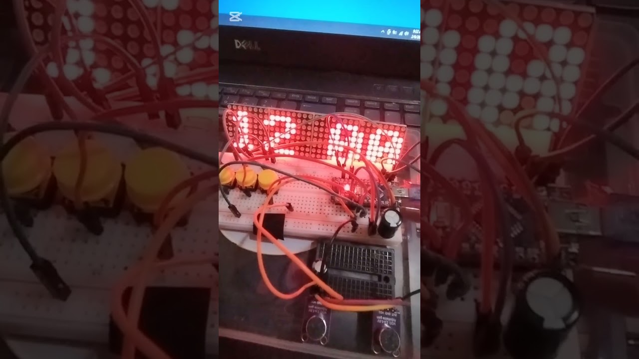 Clock + Spectrum Analyzer with Arduino Nano. Code in the first comment.