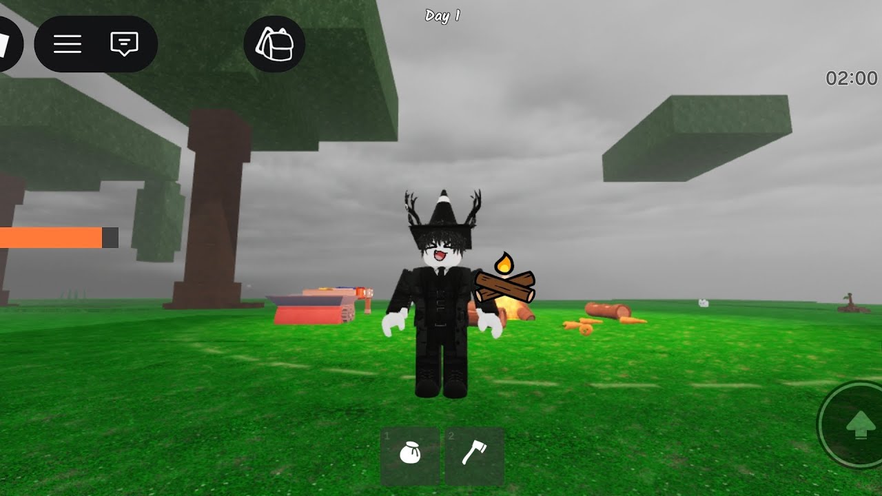 Playing my favorite game on roblox 