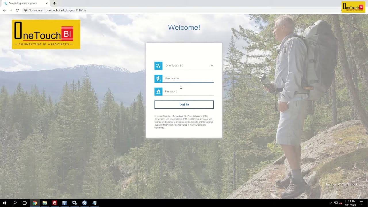 IBM Cognos 11 - Admin | Customize Multi Tenant Gateway Login URL - Part 1 | OneTouchBI