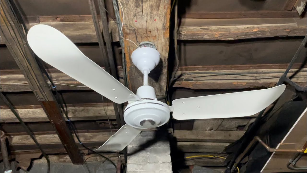 SMC Industrial Ceiling Fan 48” Model M48 (White)