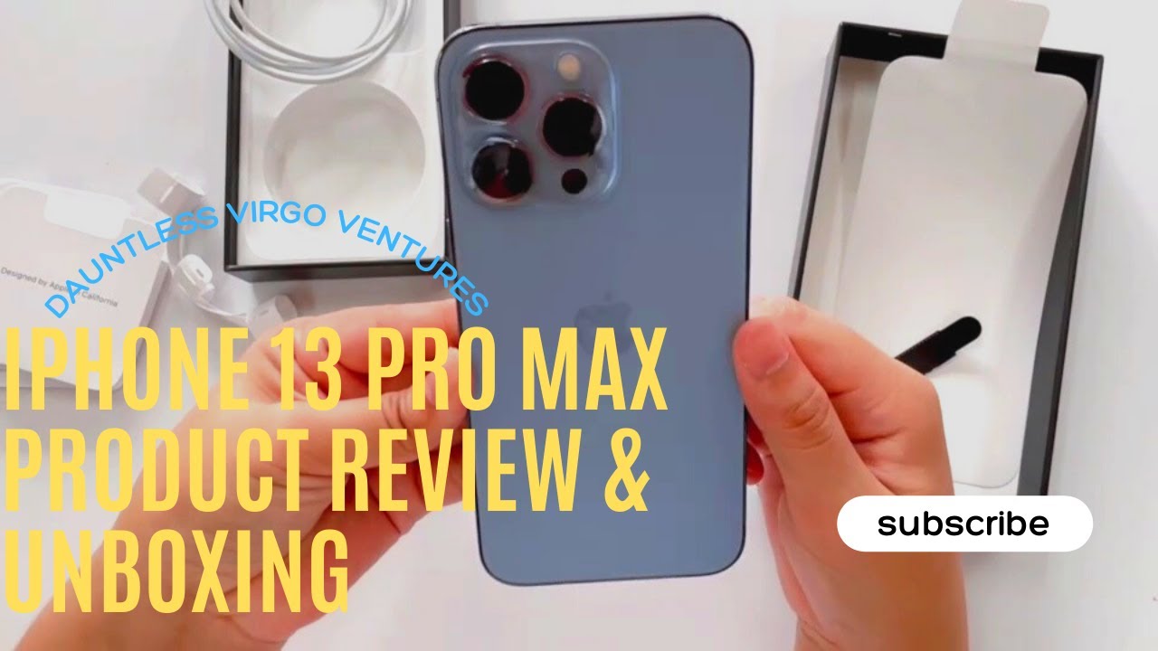 Iphone 13 PRO MAX Product Review & Unboxing