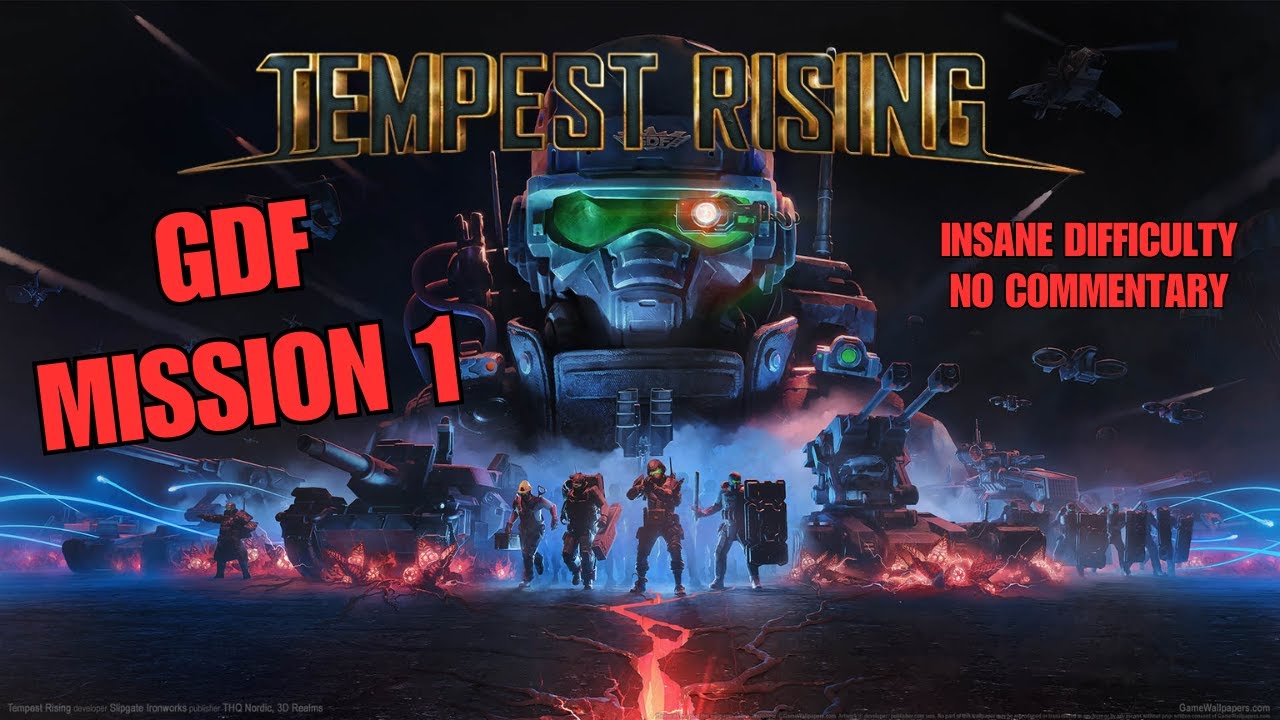 Tempest Rising Gameplay | GDF Mission 1 | No Commentary