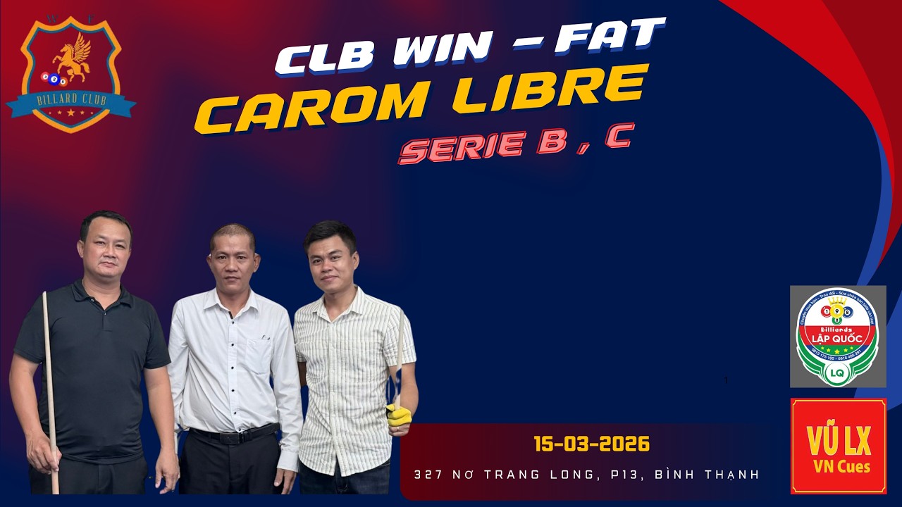 BÁN KẾT - TIÊN ĐIỀN VS HỒ DUY  -  GIẢI LIBRE CUP WIN-FAT 2026
