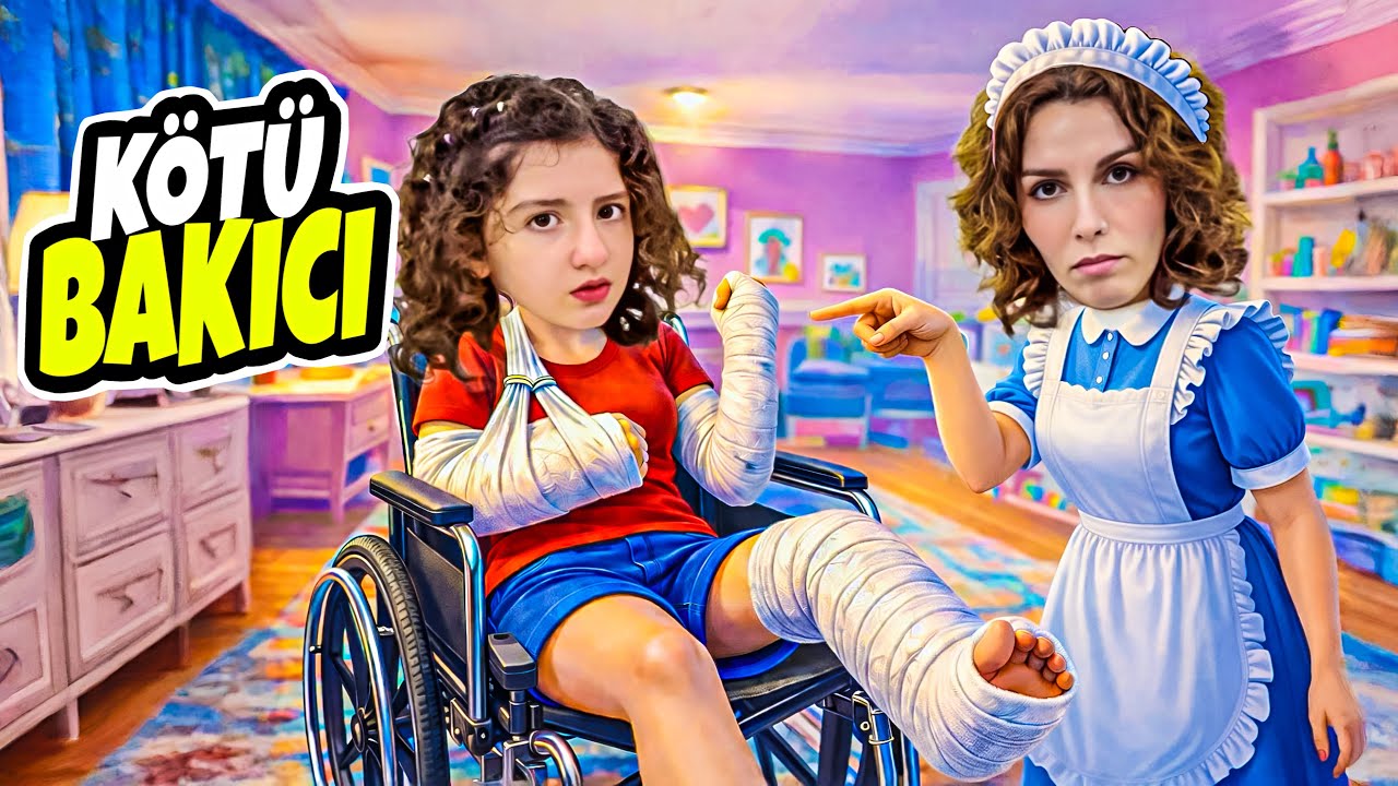 SARA ABLA ESMANURUN BAKICISI OLDU!! ESMANUR MERDİVENDEN YUVARLANDI!!