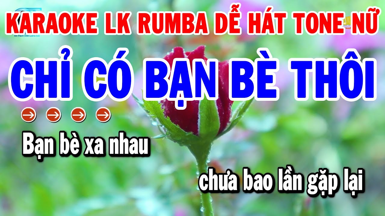Karaoke Liên Khúc Tone Nữ Nhạc Sống Dễ Hát 2024 | Chỉ Có Bạn Bè Thôi - Chiều Sân Ga | Thanh Hải