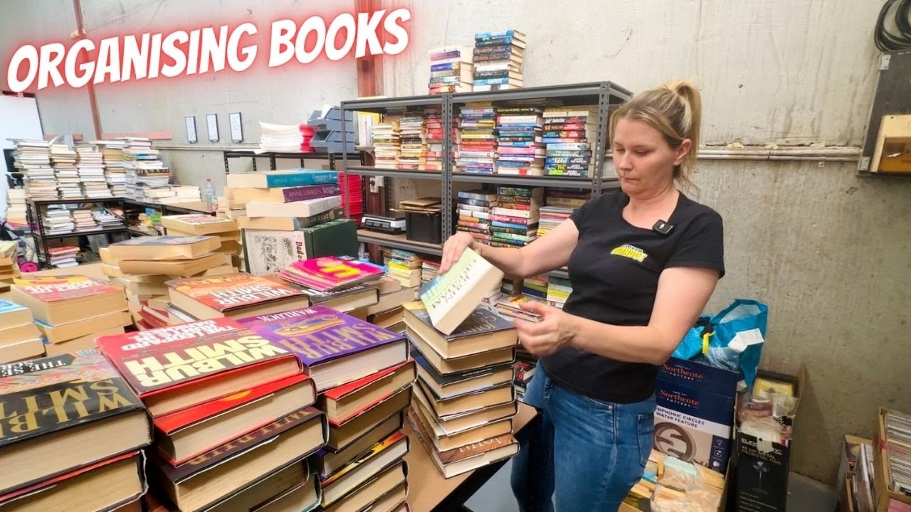 Organising 1000+ books to sell online