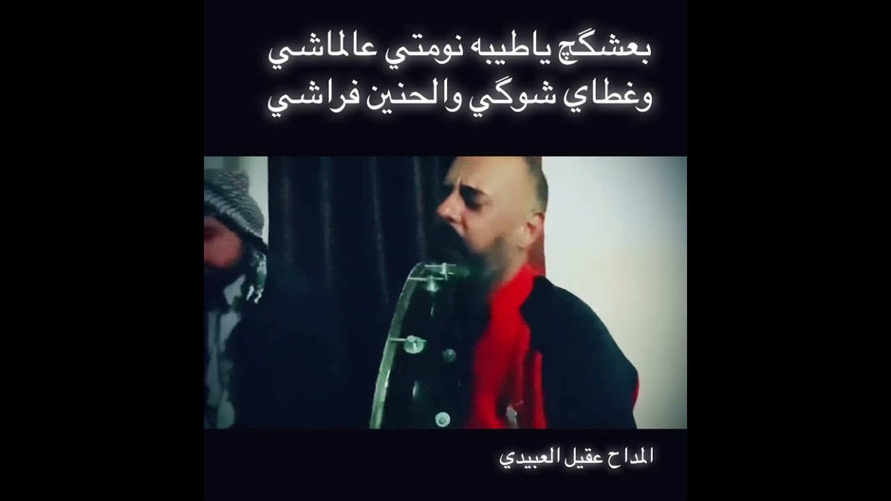 بعشكج ياطيبة نومتي عالماشي || المداح عقيل العبيدي