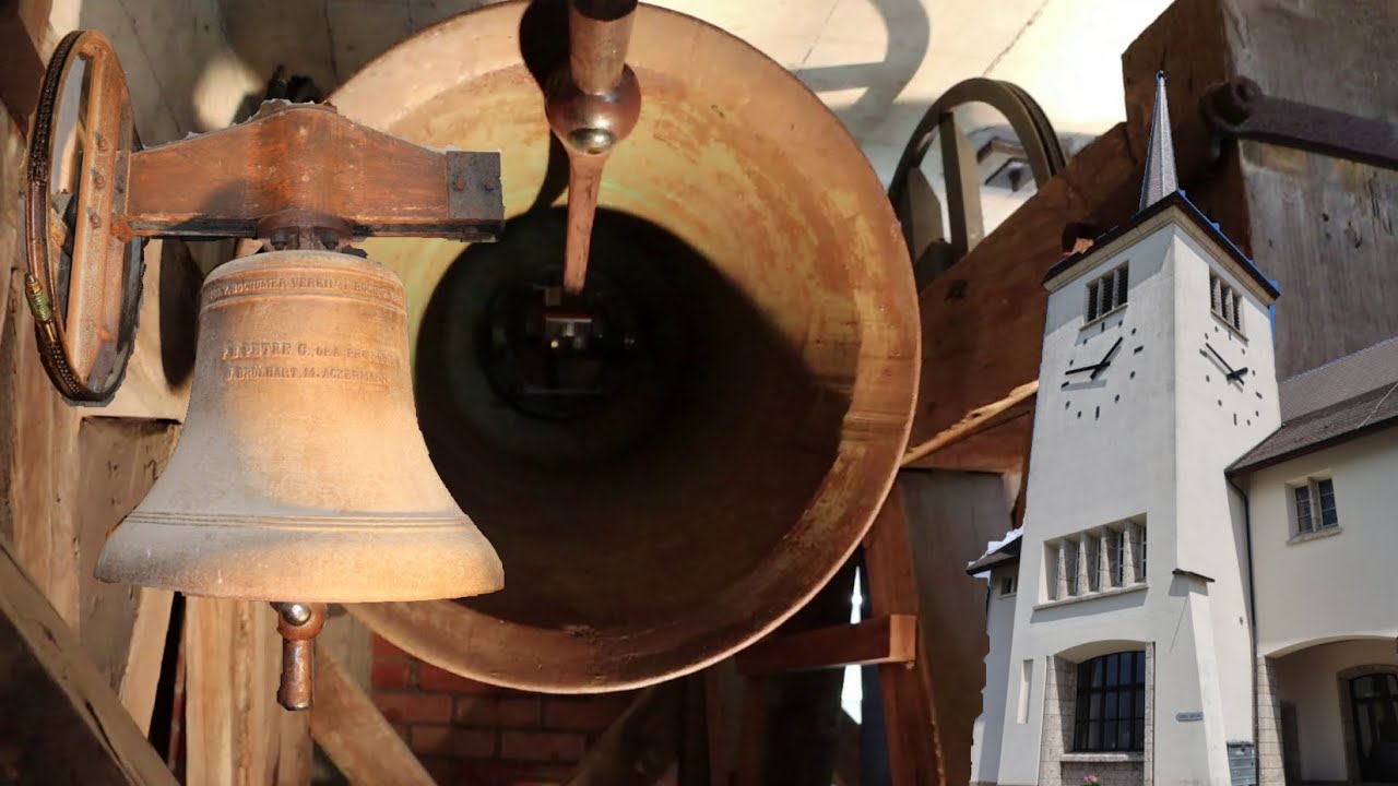 COURTEPIN: (CH - FR) Geläute der Eglise Notre - Dame