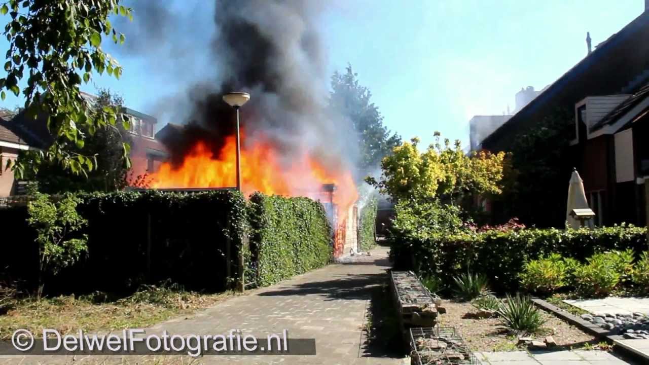 09-09-2012 Felle uitslaande schuurbrand Rietgorsmeen Harderwijk
