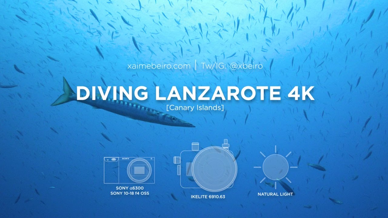 Diving Lanzarote 4K | Sony a6300