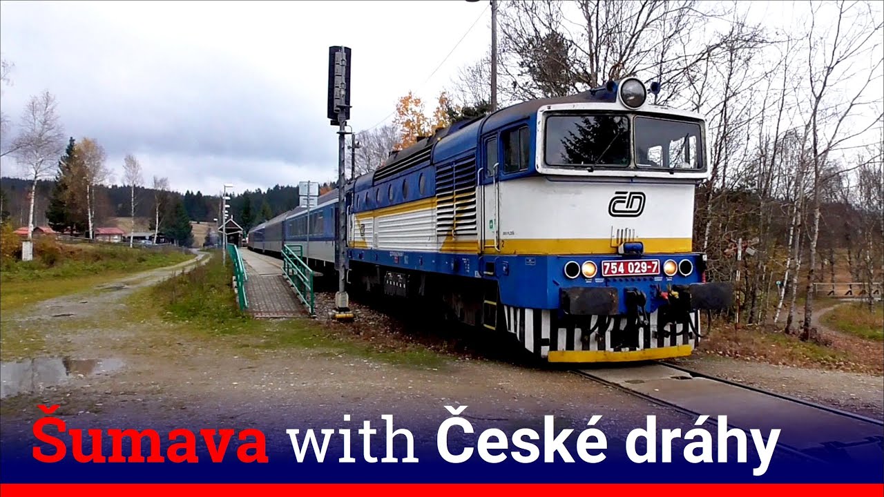 [HD] Eisenbahnromantik im Böhmerwald - Oktober 2017