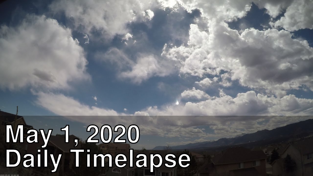 May 1, 2020 | 4K 60fps Timelapse | Short