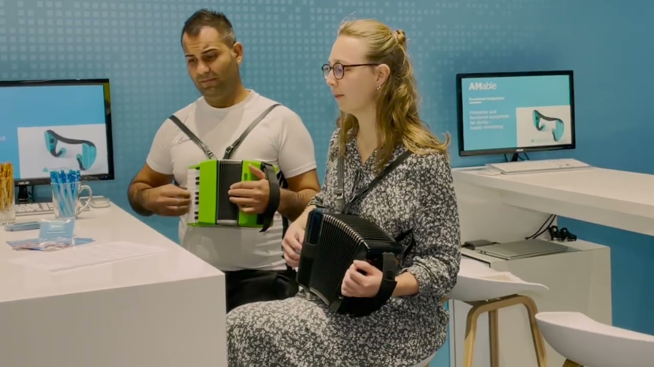 AMable 3D printed accordion - recap of PIGINI's success story at formnext2022