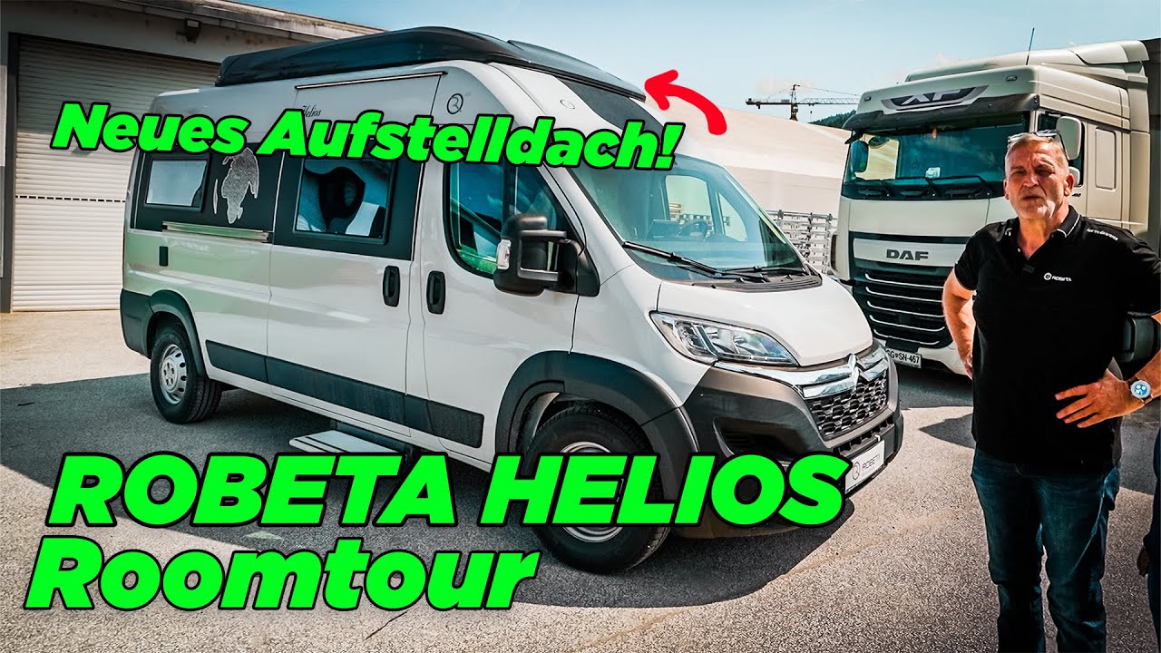 Brandneu! 2023 Robeta Helios - Gasfrei mit neuem Aufstelldach