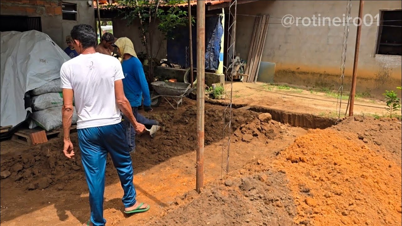 Pense num trabalho pesado mexer com barro,  mas precisa ser feito,  Acompanhe...🫡