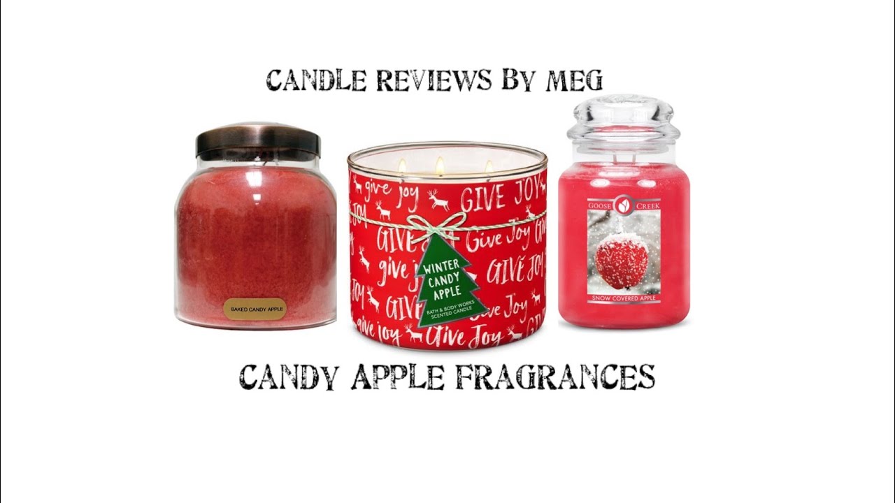 🍎 Candy Apple Fragrances! Winter Candy Apple, Baked Candy Apple, Snow Covered Apples 🍎