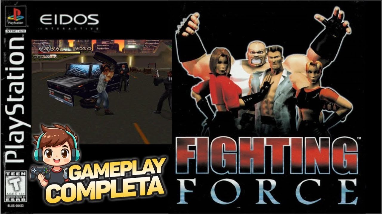 O ESTRANHO FIGHTING FORCE (GAMEPLAY COMPLETA) - Até Zerar !