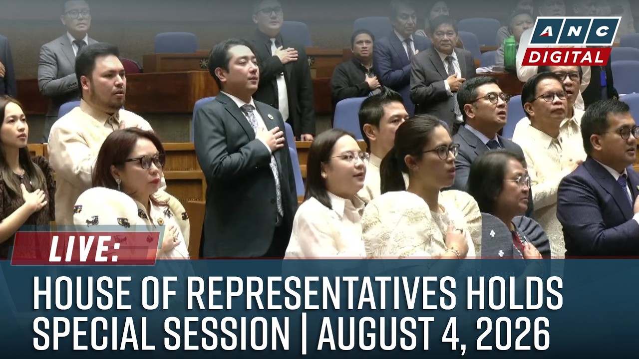 LIVE: House of Representatives holds plenary session | ABS-CBN News (August 4, 2026)