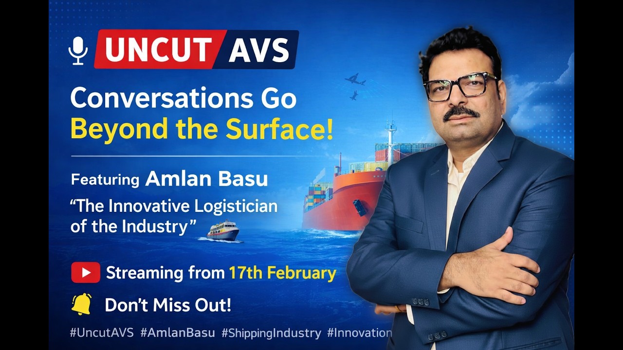 Welcome to UNCUT AVS   #UncutAVS #podcastlaunch   #AmlanBasu #shippingindustry   #innovation