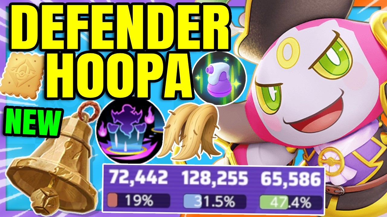 This VANGUARD BELL turns HOOPA into a DAMAGE DEFENDER | Pokemon Unite