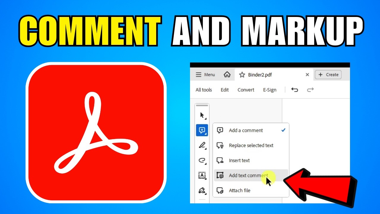 How To Use The Comment And Markup Tools In Adobe Acrobat (2026) (Complete Guide)