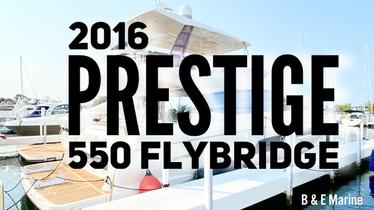 2016 Prestige 550 Flybridge - Yacht FOR SALE near Chicago - FRESHWATER - (219)879-8301