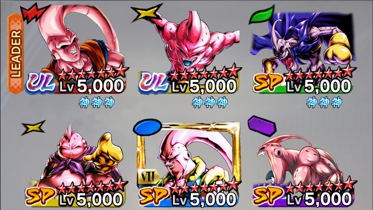 Buu Family!!!-All the Forms of Buu