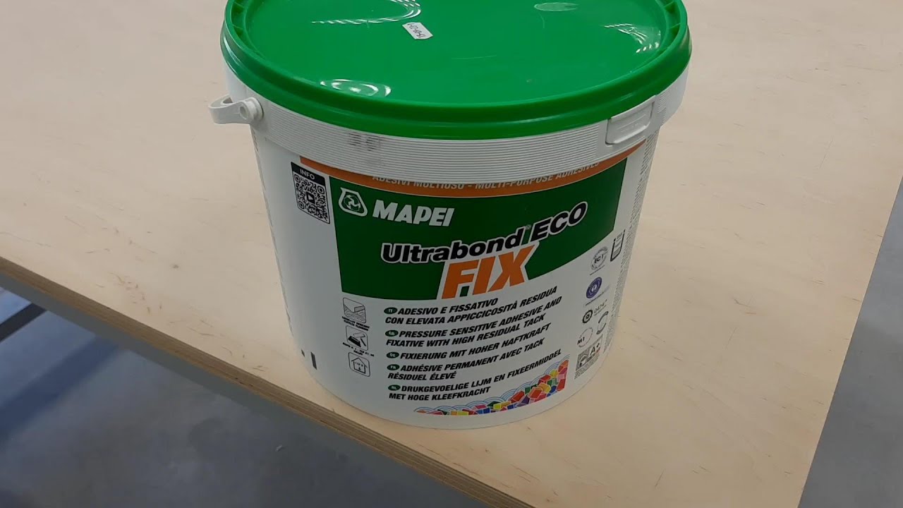 Поставям Балатум С Фиксатор На Mapey Ultrabond Eco Fix