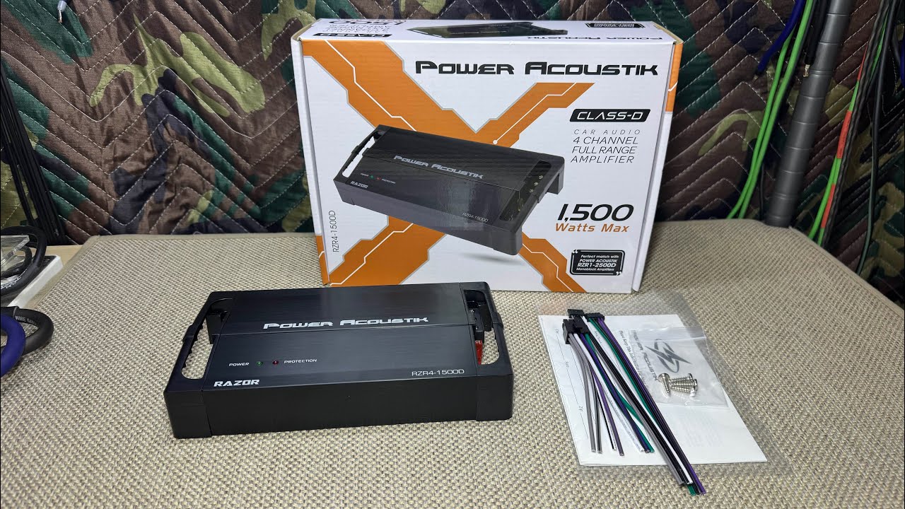 Power Acoustik RZR4-1500D Overview and Amp Dyno