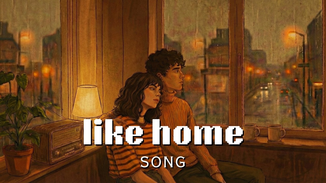 You Feel Like Home 🌧️☕ (Original Love Song ) - Cozy Visualizer