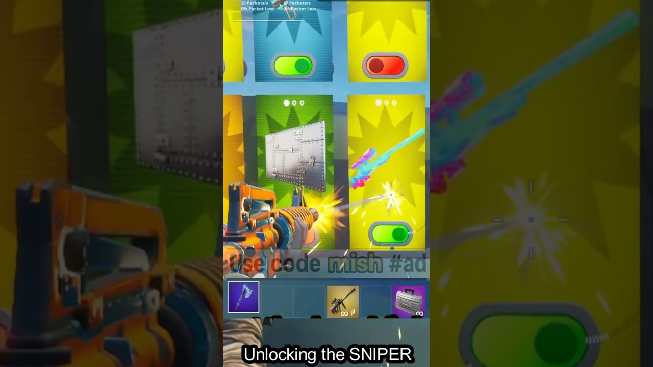 RAINBOW SNIPER FINAL UNLOCK in 1v1 With Every Gun Fortnite! 🌈 (HIVE Map Complete) #Shorts