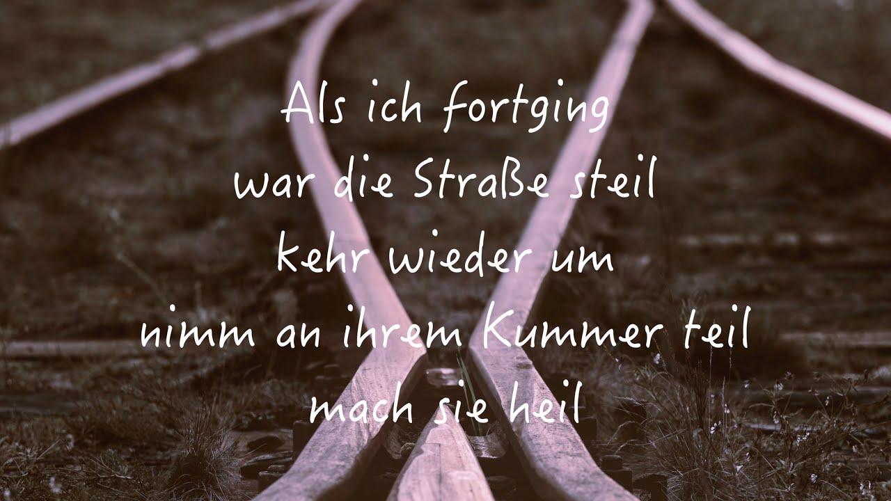Dirk Michaelis - Als ich fortging - Original Piano Version - Lyrics Video 4k