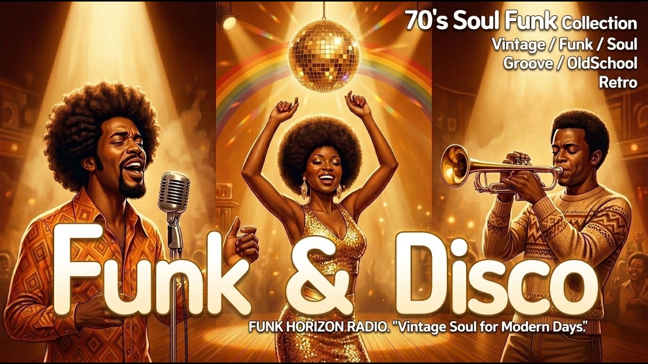 Groove Funk & Disco Soul 70's ✨ Classic Funk Celebration 🥂💃 Mix Soul Funk, Jazz Funk 🔥