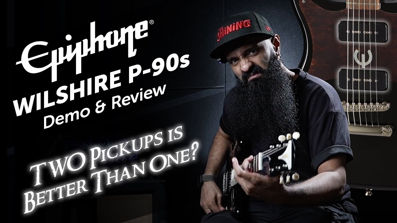 TWO PICKUPS IS BETTER THAN ONE? Epiphone Wilshire P-90s Electric Guitar Demo & Review