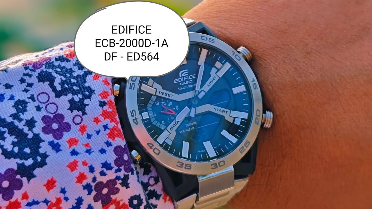 Casio EDIFICE ECB-2000D-1ADF-ED564 #casioedifice #casio #watch #review