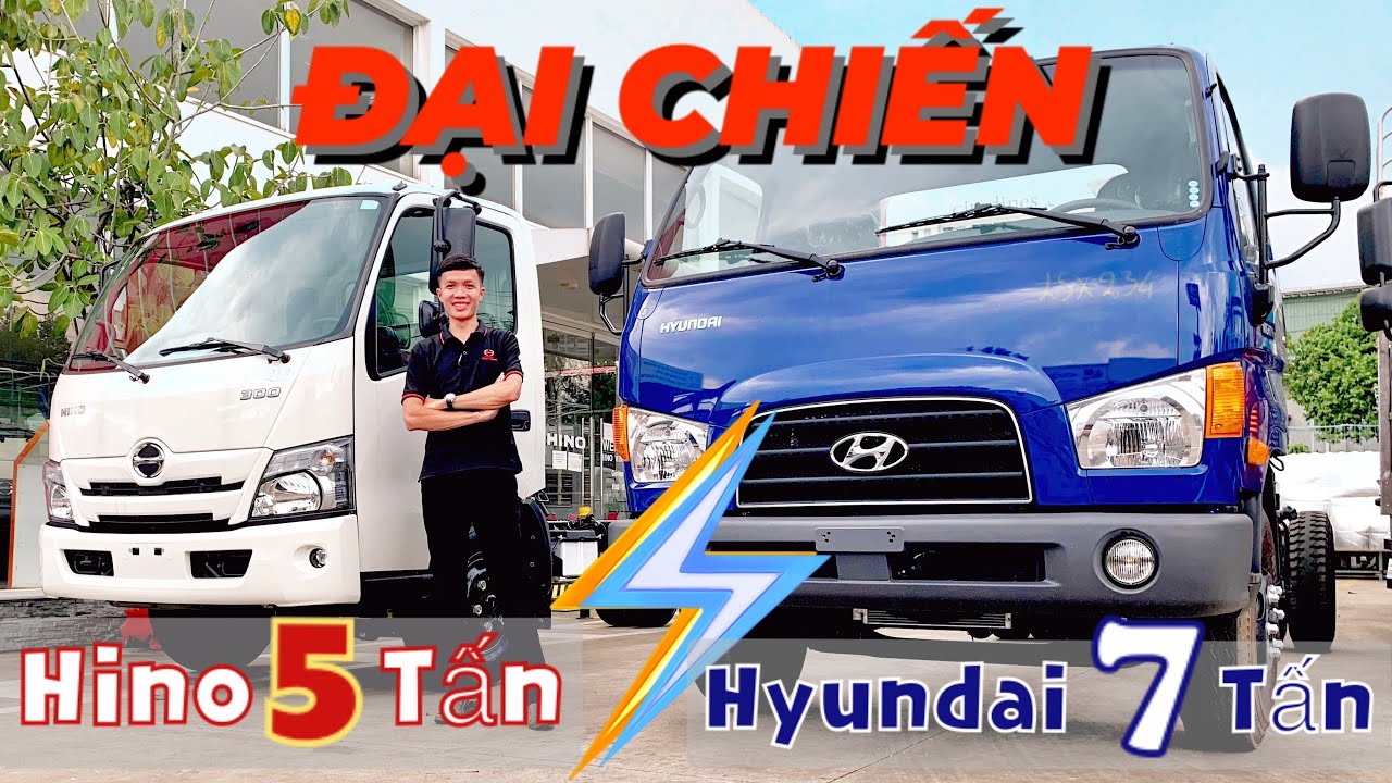 Nên Mua Hino Hay Hyundai ? | So Sánh Xe Hino XZU730 5T và Hyundai New Mighty 110XL 7T | Tân Hino