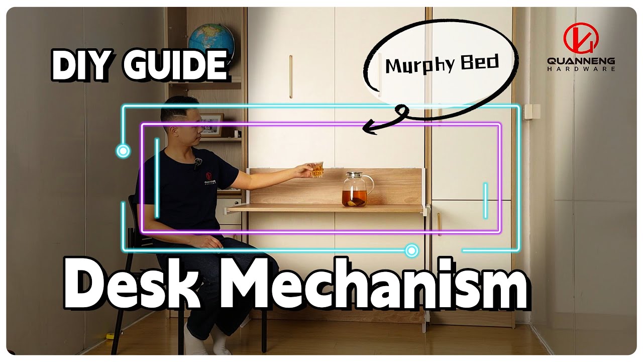 Desk Mechanism for Murphy Bed_Complete DIY Installation at Home