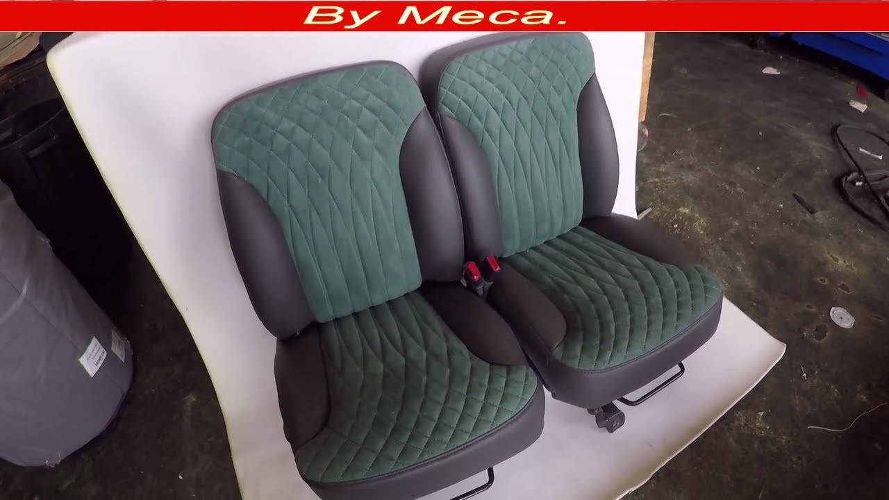 How to Make Custom Seat Covers Fade Out Diamonds DIY. home made.