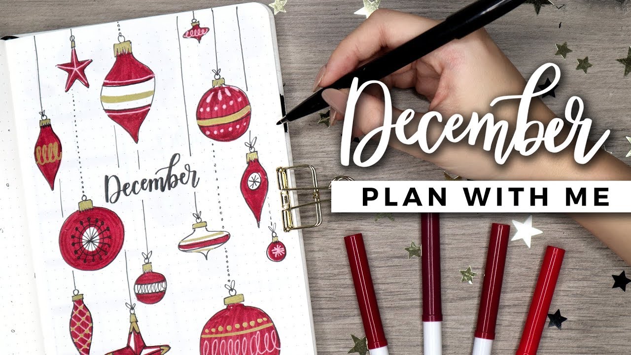 PLAN WITH ME | December 2018 Bullet Journal Setup