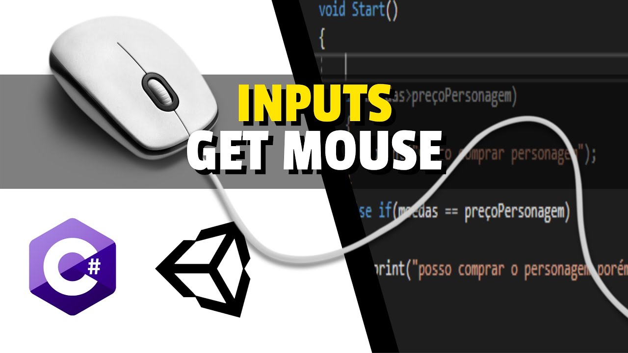 C# Para Unity - Inputs - GetMouse - Aula 49
