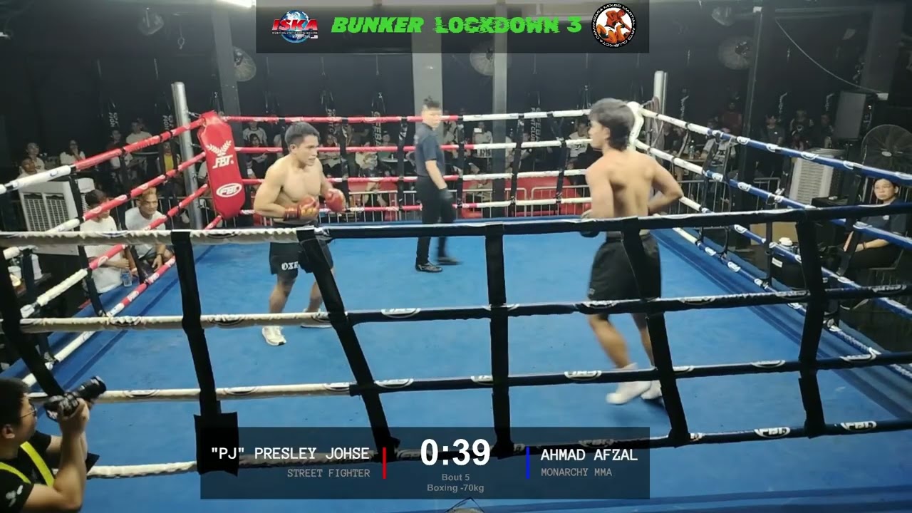Bunker Lockdown 3 | Bout 5 Boxing -70kg | Ahmad Afzal VS 