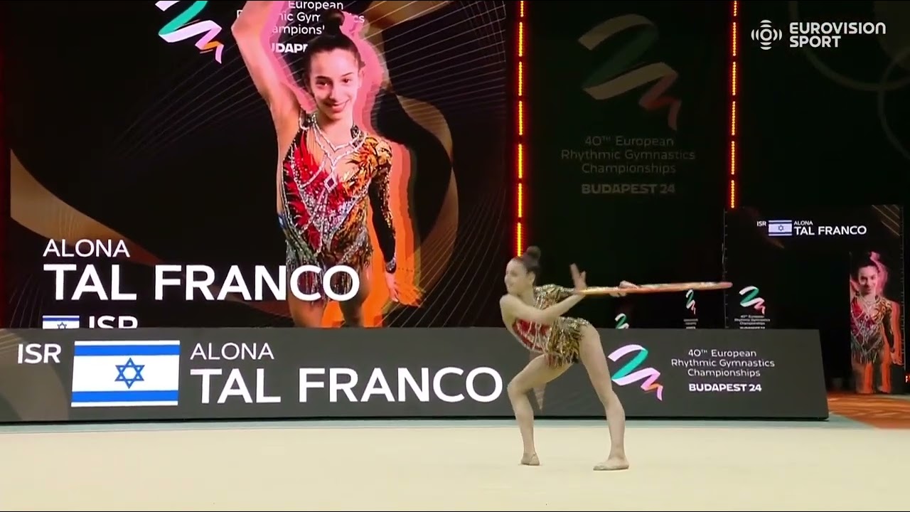TAL FRANCO Alona (ISR) HOOP EF 32,55 - ECH Budapest 2024
